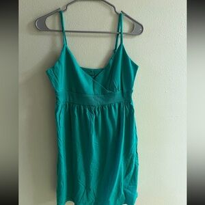 Green Spaghetti Strap Dress